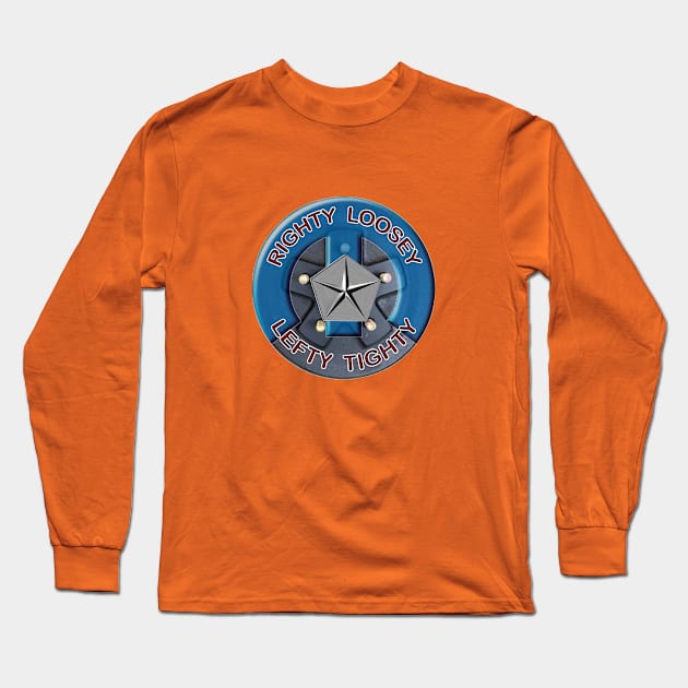 Left Handed Lug Nuts Long Sleeve T-Shirt by Manatee Max